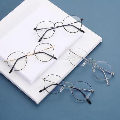 Retro Round Frame Anti Glare UV 400 Blue Light Blocking Glasses Computer Goggles Gaming Glasses Eyewear