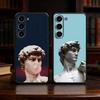 Art Aesthetic David Eyes Phone Case For Samsung Galaxy A13,21s,22,31,32,52,53,71,72,73,Soft Black Cover