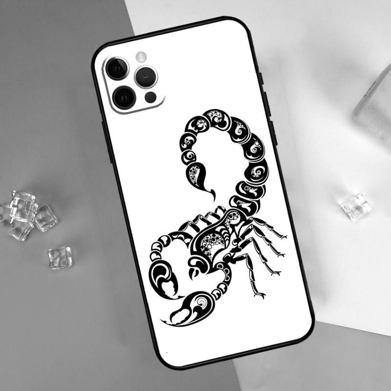 Scorpion Phone Case For iPhone 16 Pro Max 12 13 Mini 11 14 15 Pro Max XR 16 15 Plus 16e Cover Shell