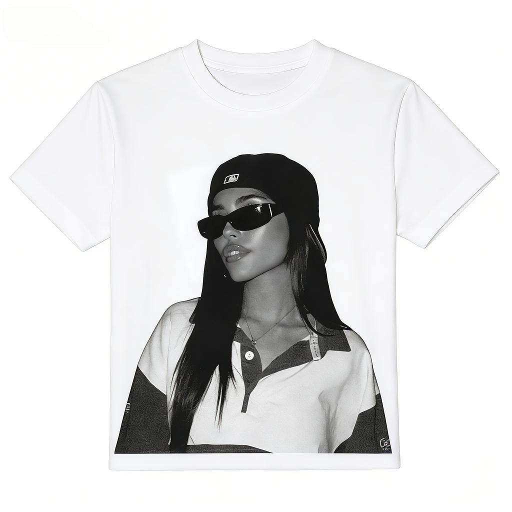 2026 Madison Beer Printed Cotton Tshirt Summer Mens and Womens Pop Music Y2K Clothes Fashion Short Sleeve Shirt Fan Gifts