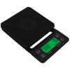 Coffee Scale Timing Multi Units 0.1g Accuracy Portable Electronic Scale with Insulation Pad for Kitchen Outdoor Black