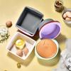 1/2Pcs Silicone Square Round Cake Plate Non-Stick Brownie Pot W/Anti-Slip Handle Oven And Air Fryer Safe Perfect For Baking Cake