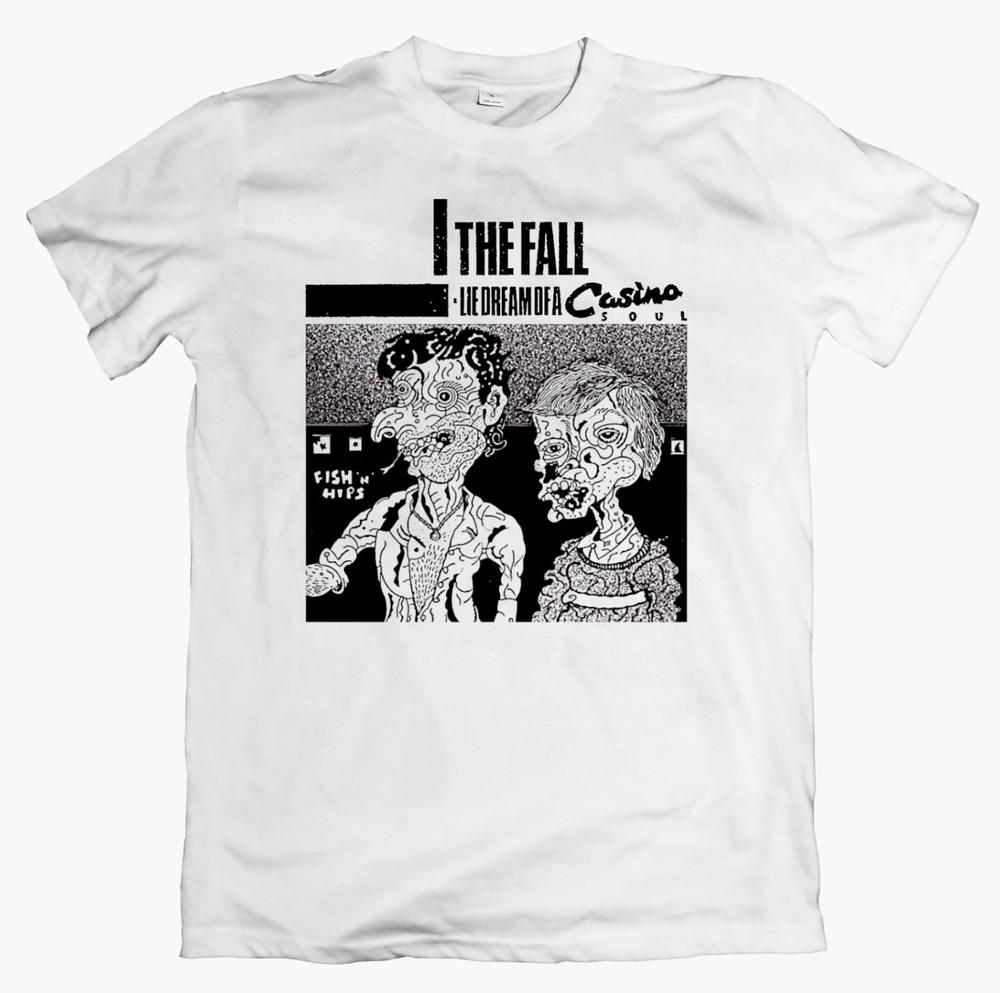 The fall lie dream casino soul tshirt 80s post punk tee vintage style grotesque S