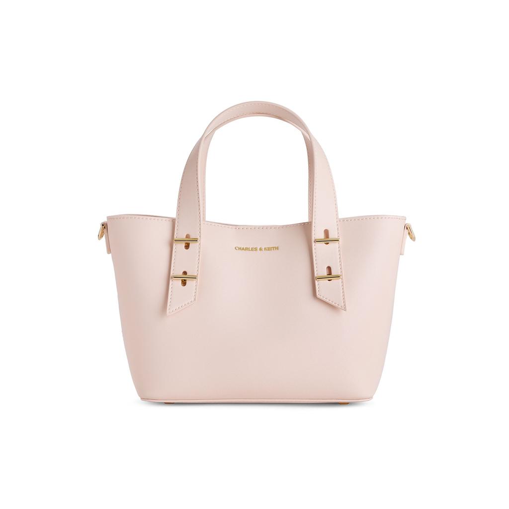 Charles & Keith Summer High-Value Versatile Popular Style Simple Commuter Tote Bag Crossbody Bag PU Shoulder Bag Small Size Women bags CK2-30782725
