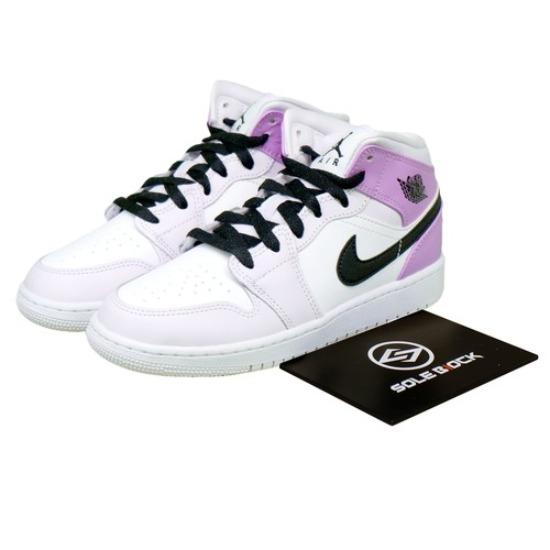 

Air Jordan 1 Mid GS Barely Grape DQ8423-501 EU 38.5 фіолетовий