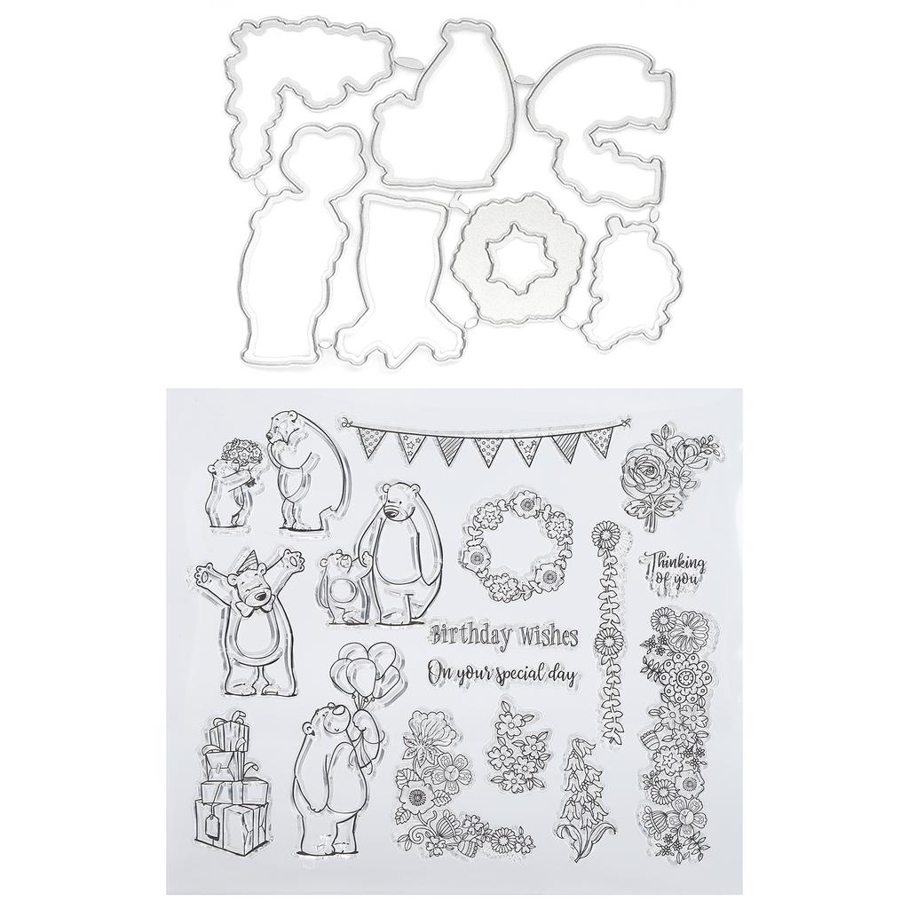 Przezroczysty Stempel do Tworzenia Pieczęci TPR Forma do Tworzenia Stempli Tłoczony Papier do Scrapbookingu Materiały do Rękodzieła