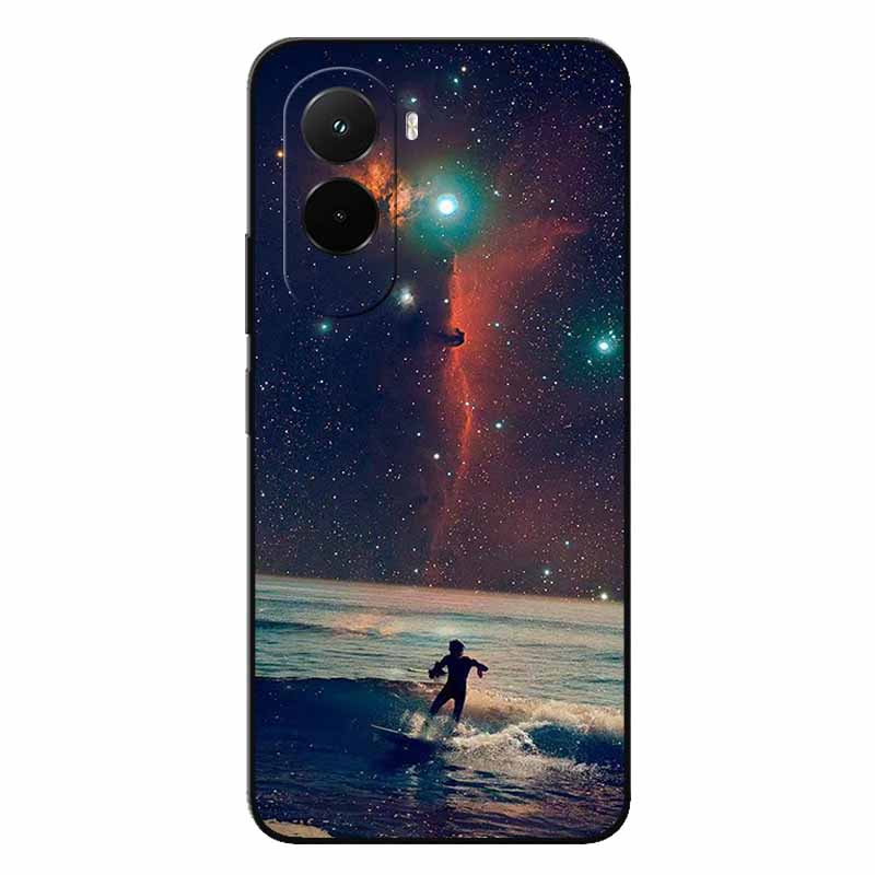 Soft Case For Xiaomi Poco M7 4G Cartoon Back Cover For PocoM7 M7 Silicone Bumper Protective Shockproof Capa Pocom7 4G Lion Coque