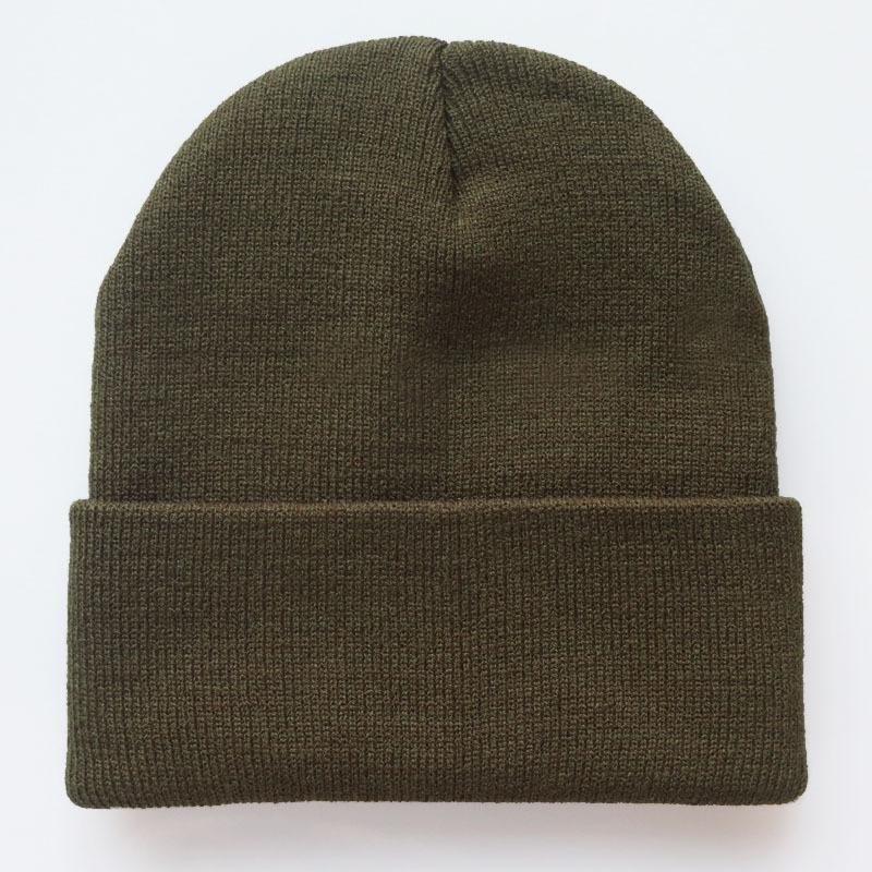 Multi Color Solid Color Knitted Hat, Woolen Hat, Brimless Pullover Hat, Rolled Edge Cold Weather Hat, Customizable