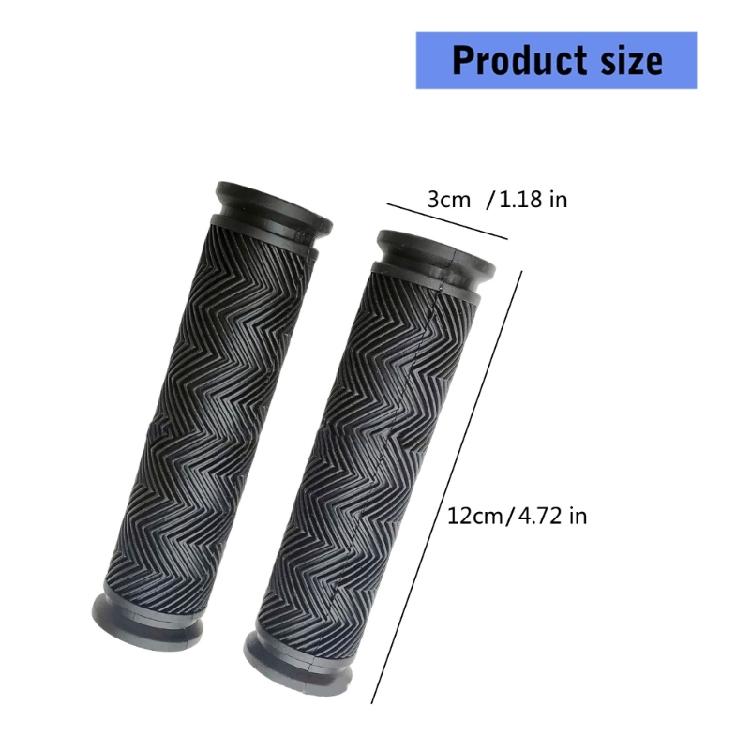 1Pair Soft Shock Absorption Silicone Bicycles Grips Dustproof Cycling Handle Nonslip Grip Bike Handle Cuffs Cover