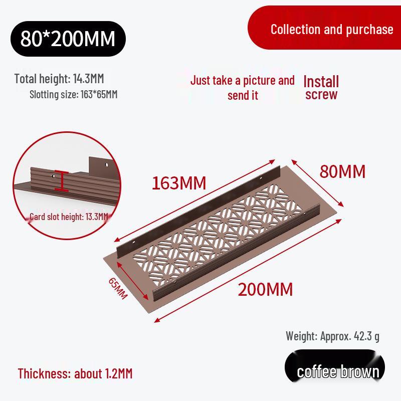 Küchenlüftungsgitterabdeckung aus Aluminium