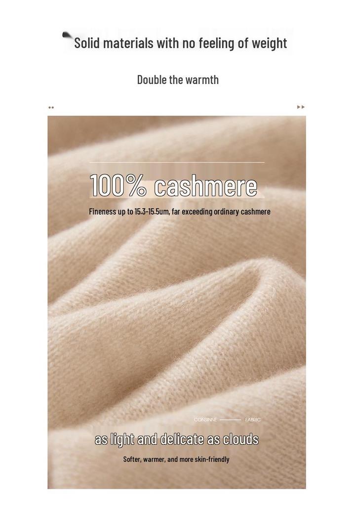 Women's 100% Pure Cashmere Raglan Sleeve Pullover - Solid Color, Round Neck, Long Sleeve, Autumn/Winter Knit Sweater.