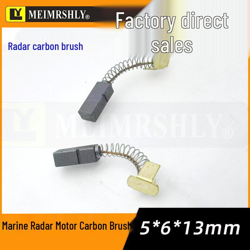 Marine Lightning Protection Carbon Brush for FAR2117 Radar/Antenna Motor, Type 2827 D8G-516, 5x6x13.