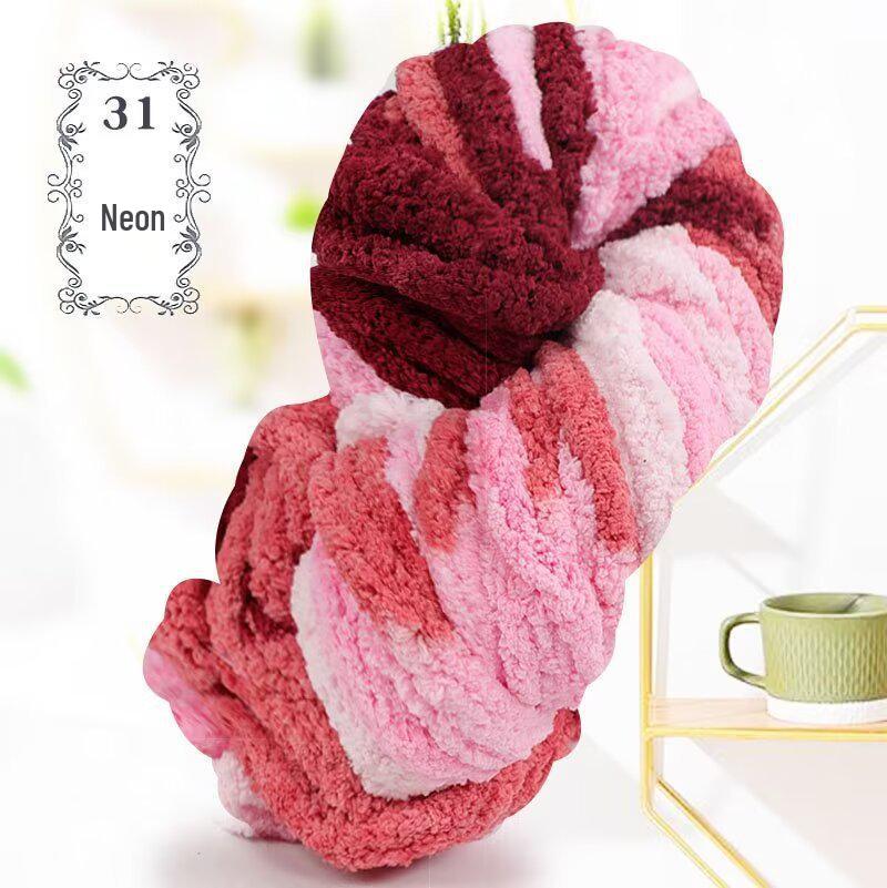 Pătură Croșetată din Fire de Gheață Pufoase Extra Groase - DIY Caldă Calitate Handmade