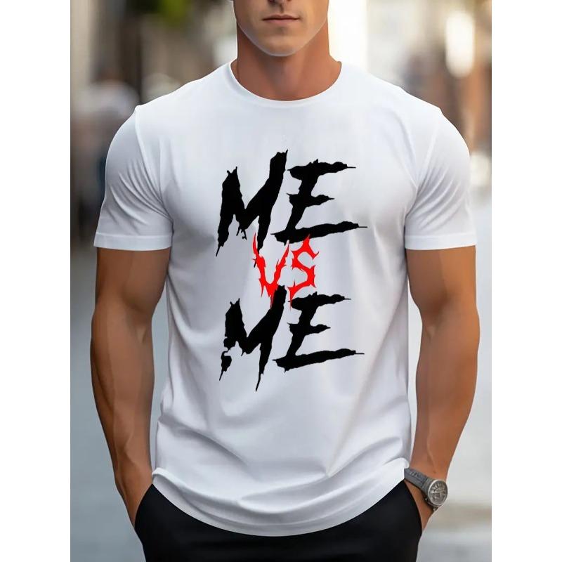 European Sizes Men Casual Short Sleeve Tee 1 Pcs 100% Heavy Cotton - Comfortable Crew Neck, Soft Adorable Tees Tops