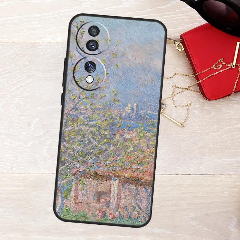 Claude Monet Case For Honor Magic 6 Pro Magic 5 Lite 50 70 90 X6 X7 X8 X9 X8b X9b X6a X7a X8a X9a Cover