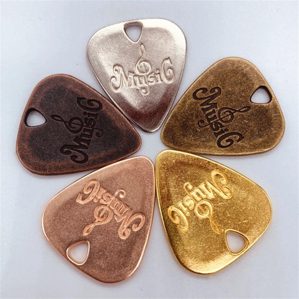 Entertainment Guitar Parts and Accessories Plectrum Zinc Zinc Zinc Alloy Pick Guitar Pick Metal Guitar Pick