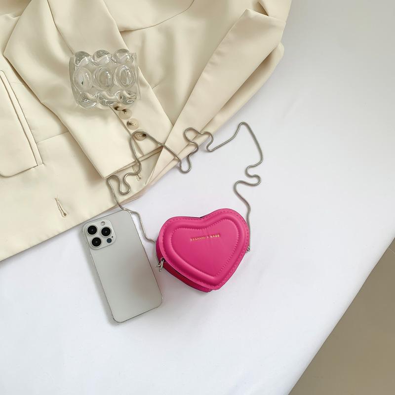 Ultra Small Bag, Women's Bag, Niche Chain, Love Bag, Versatile Crossbody Coin Purse For Women's Shopping, Valentine's Day