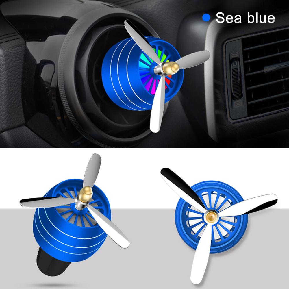 Vůně Mini LED osvěžovač vzduchu Kondicionér parfémů Slitina Auto Vent Outlet Clip Svěží vůně Aromaterapeutická atmosféra