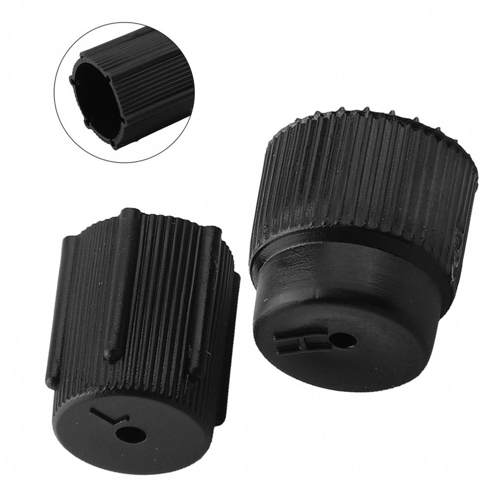 AC Valve Cap Kit Car AC Valve Cap Replacement Dust Covers Secure Fit