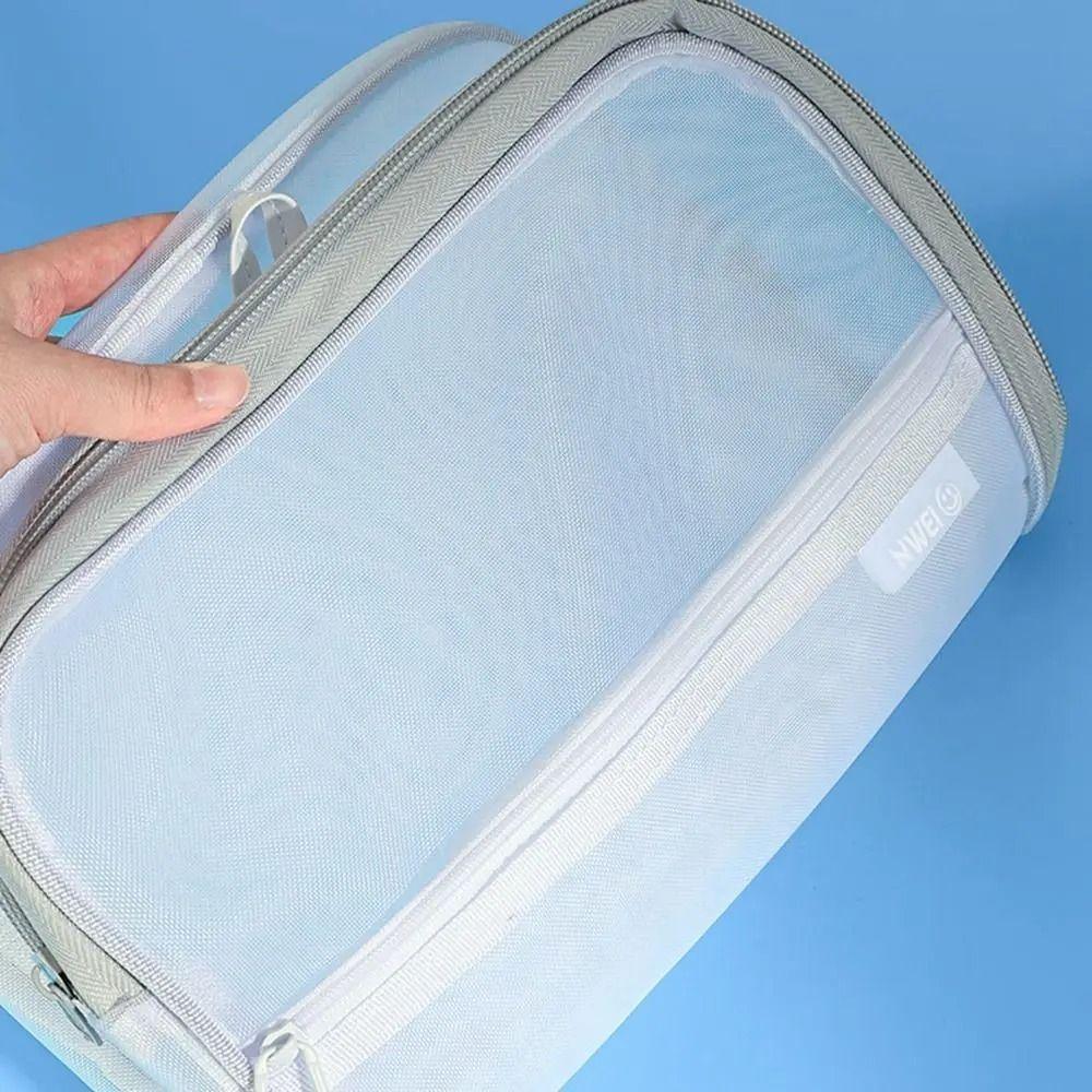 Thickened Document Organizer Large Capacity Transparent File Holder File Pockets  Breathable