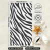 Zebra Stripe Decor Beach Towel Large Microfiber Ultra-Soft Quick Dry Bath Towels For Swimming Yoga Lightweight Travel Camping
