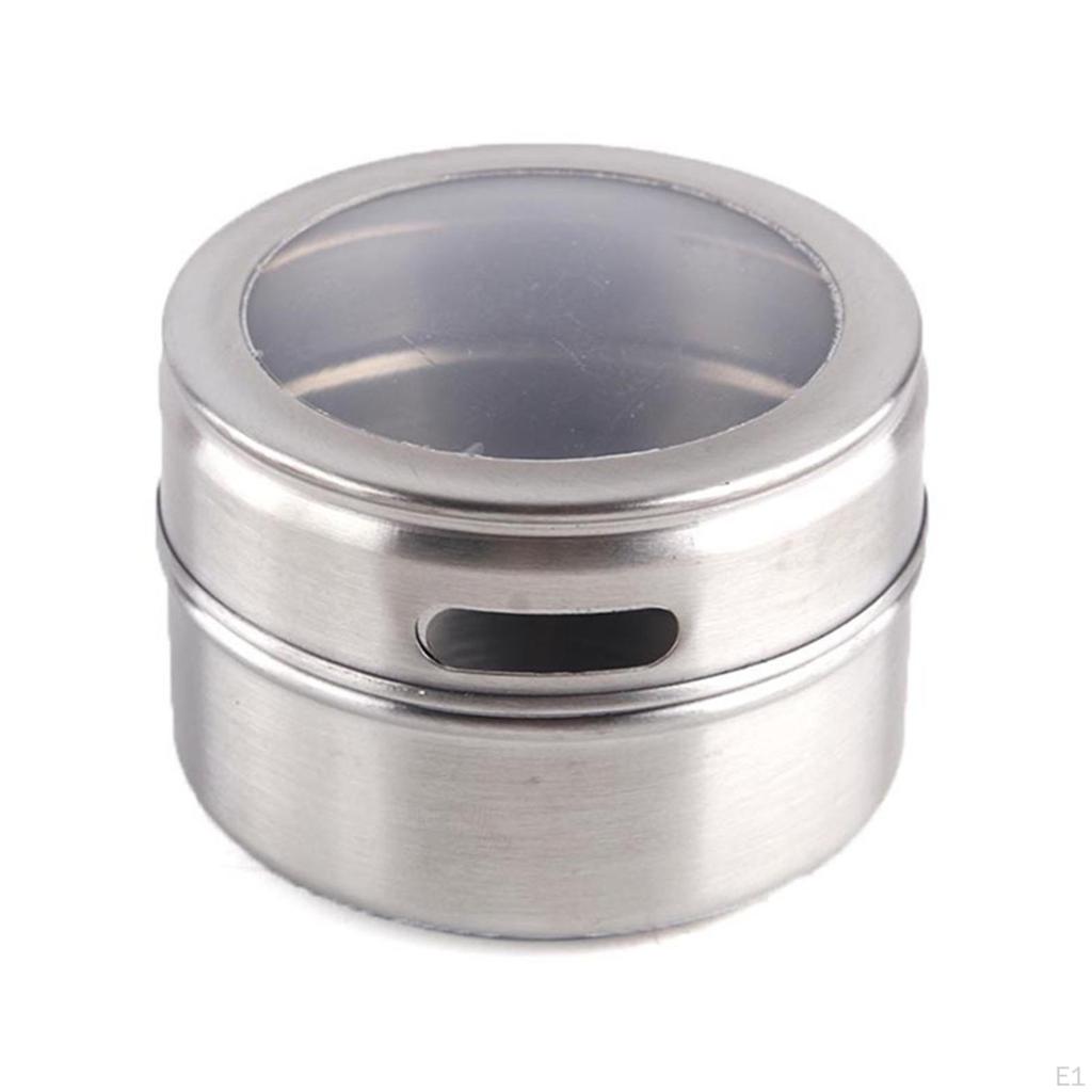 Krydderstålbeholdere Organisatorer Flerbruks Oppbevaringsbokser med Lokk