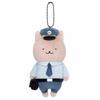 White Rabbit Tiger Doctor Police Plush Doll Pendant Keychain Animal Cartoon Toys