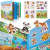 Quiet Book Magic Sticker Toy Baby Educational Montessori Busy Book Preschool Learning Book for Kids Early Educational Binder