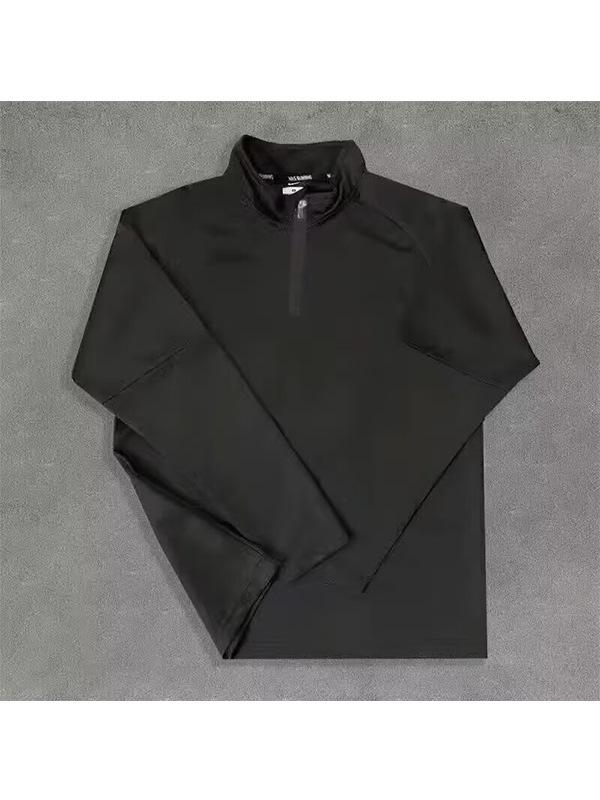 Men's Autumn Quick-Dry Half-Zip Training Jacket