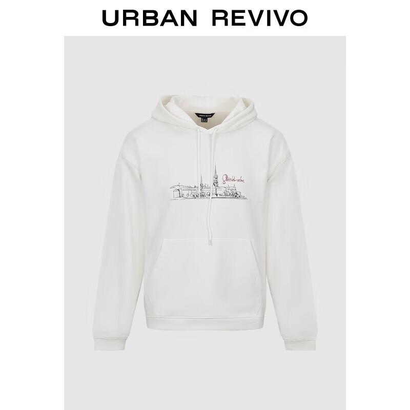 

UR2025 Men s Printed Hooded Sweatshirt L