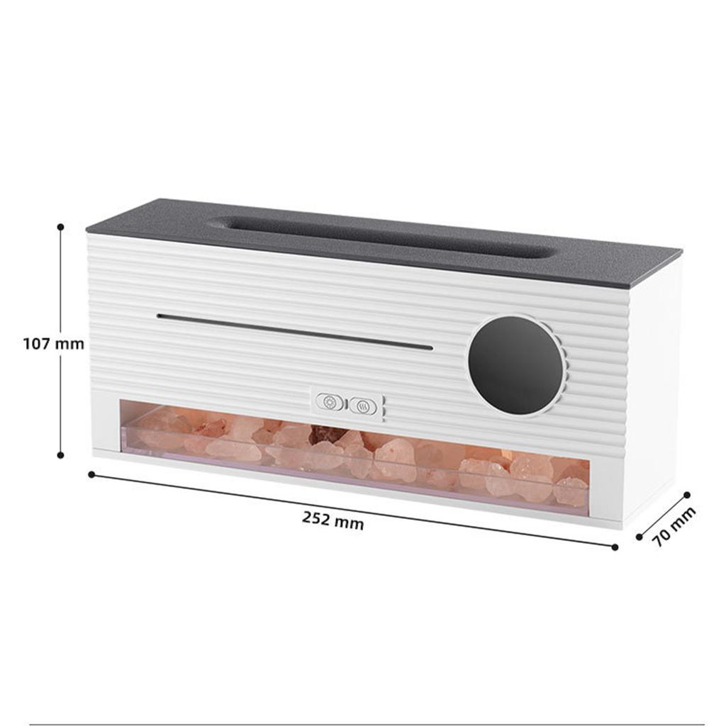 Rock flame aromatherapy machine humidifier home desktop humidifier simulation flame rock humidifier