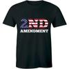 The 2nd Amendment Shirt Is My Gun Permit American Flag Men's T-shirt Tee