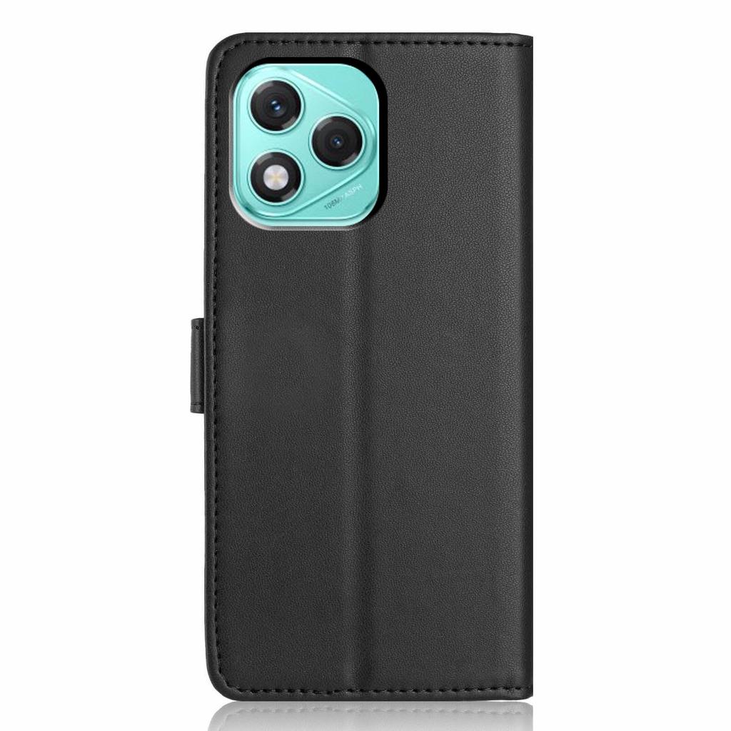 For Honor 400 Lite 5G Wallet Case with Strap/Multiple Card Slots Solid Color Leather Stand Phone Cover