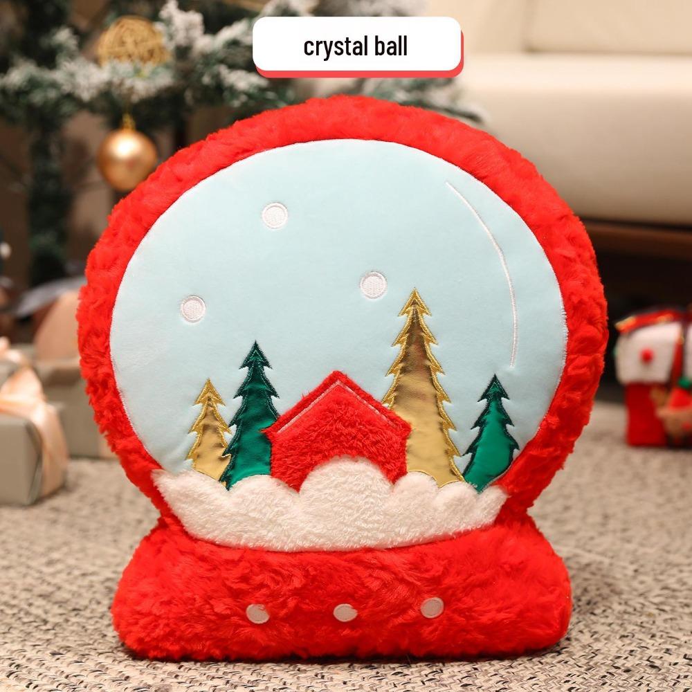 Christmas Gingerbread Man Pillow & Tree Cushion - Holiday Decoration Gift for Boys & Girls