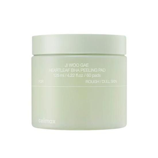 CELIMAX Heartleaf BHA Peeling Toner Pads – 60+10pcs | Exfoliating & Calming Pads for Pore and Sebum Care