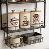 Teas Coffee Candy Container With Bamboos Lid for Kitchen Counter Multifunctional Sealed Storage Jar for Dry Food