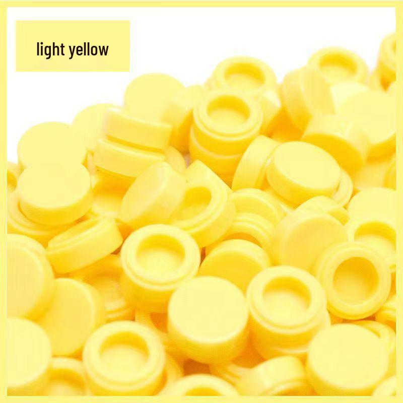 Kompatybilne Klocki Lego 98138 Okrągłe Klocki - Małe Elementy Pikselowe MOC, Luźne Płytki Gładkie 1x1 z Otworem Akcesoria