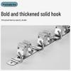 Longdai Stainless Steel Mop & Broom Holder with Hooks