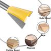 6PCS Dovetail Router Bit Set Woodworking Milling Cutter Carving Tool Wood Router Bits Kit