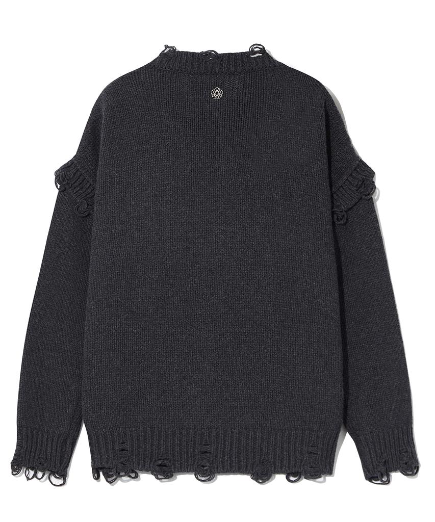 ULKIN [Runway] Oversized Cardigan_Charcoal