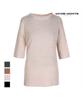 MAREMONTE 3/4 Sleeve See-Through T-Shirt_M226Mts65M0