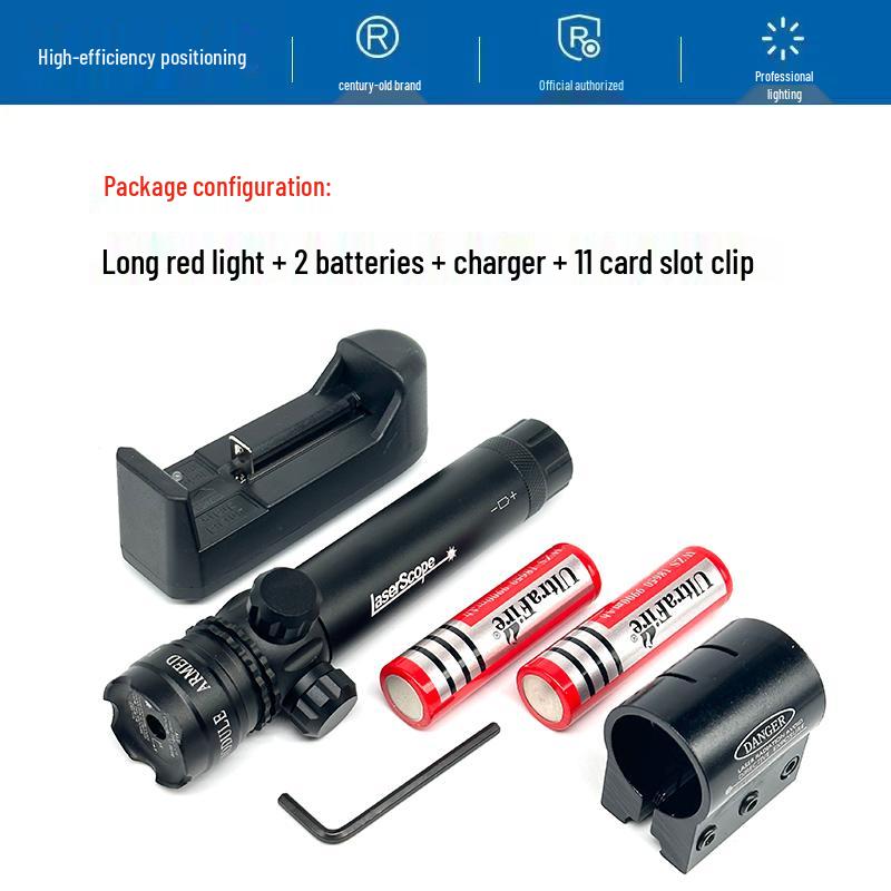 Green Laser Sight: Shockproof, Waterproof, 360° Adjustable, Infrared, Long-Range Outdoor Use