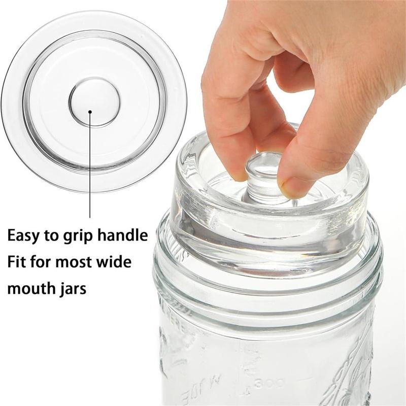 1 Stück Einmachglas Gärglasdeckel Einmachglas Fermentierter Schwerer Stein Gärflasche Verschlussdeckel Küchenzubehör