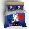 Rooster with France text. Bedding sets Duvet cover sets Duvet covers Pillowcases(1 * Duvet Cover 2 * Pillowcases, without duvet insert)