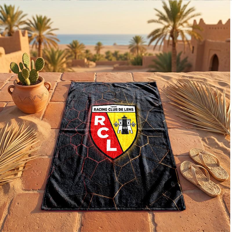 Lens FC Print Microvezel Strandlaken Sneldrogend Absorberend Grote Handdoek Voor Strand Zwemmen Reizen
