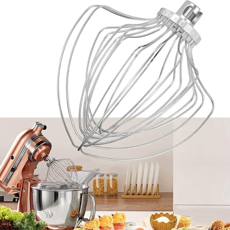 Stainless Wire Whip Whisk Electric Mixer Attachment for KMS8990NP 7QT KSM8990DP