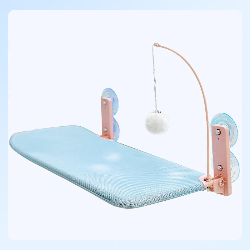 

Присоска для кошек, игра и сон, интегрированный складной гамак для кошек, кошачье гнездо, игрушка-палка для дразнения кошек, интегрированное гнездо для домашних животных L