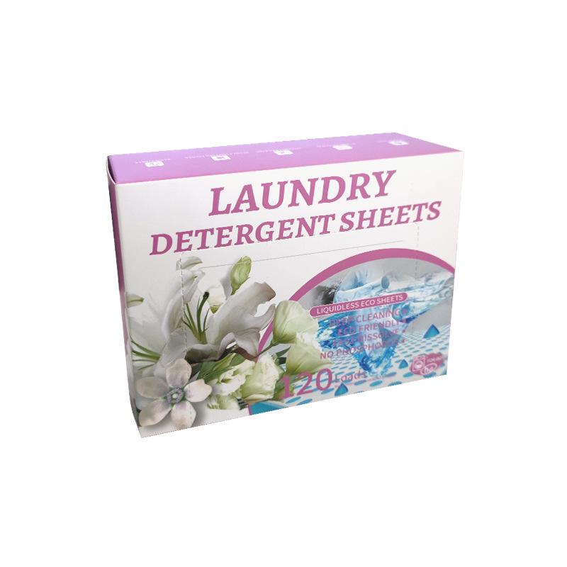 Nano concentrated laundry tablets multi-effect laundry lasting fragrance foreign trade portable household bubble paper