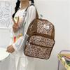 Schoolbag High Value Japanese Ins Fashion Leopard Print Backpack Female New Student Party Versatile Leisure Travel Backpack Schoolbag
