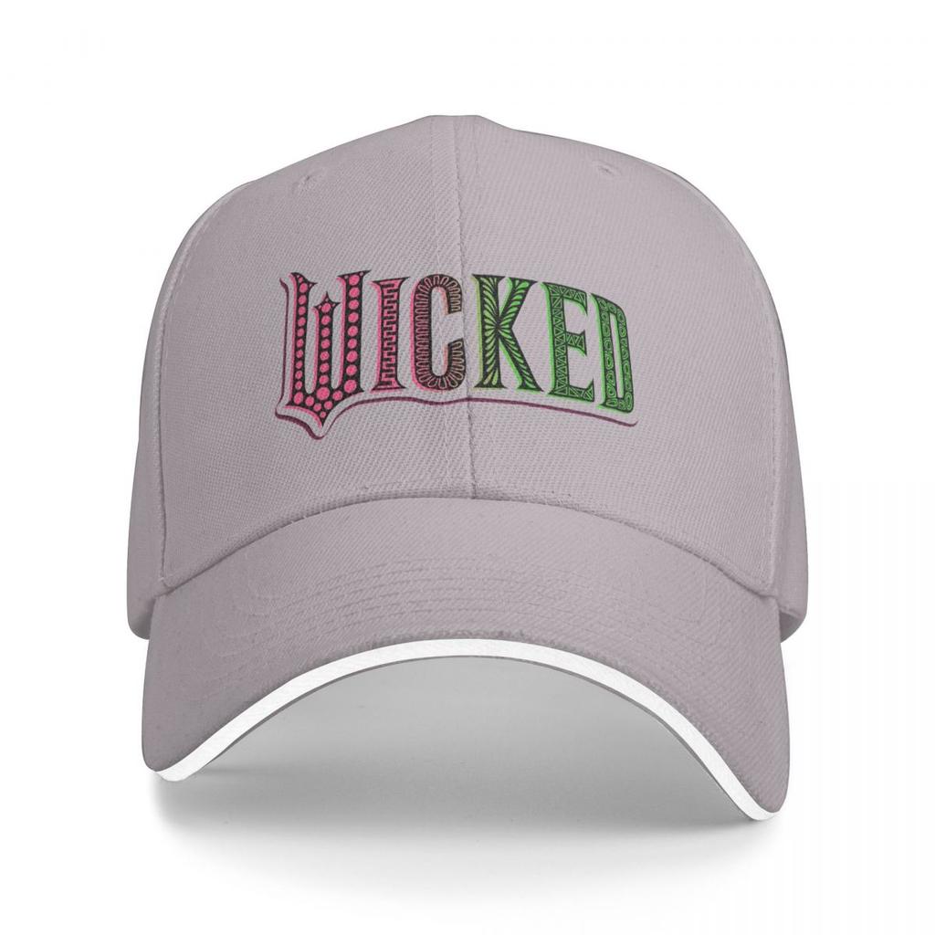 Wicked Glinda And Elphaba Logo Baseball Caps Snapback Baseball Hats Breathable Casual Casquette Outdoor for Men And Women